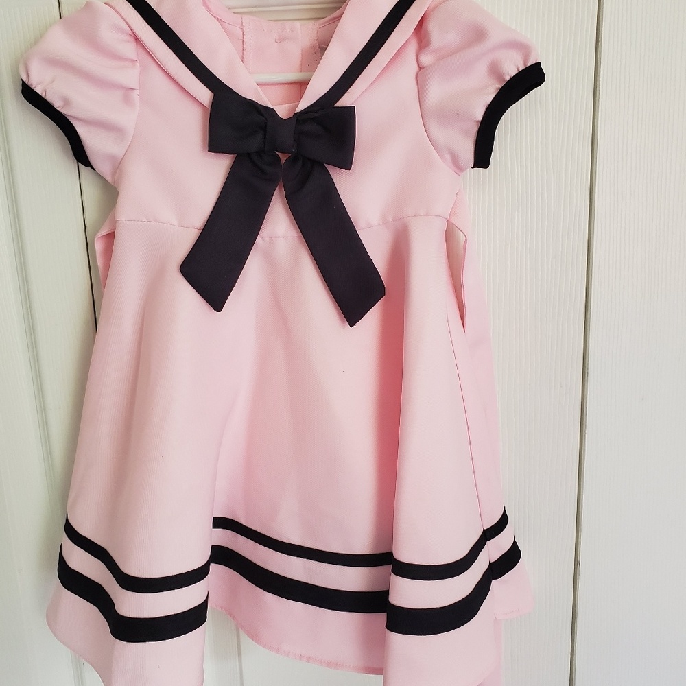Carter's girls' pink dress w/ hat and bloomers